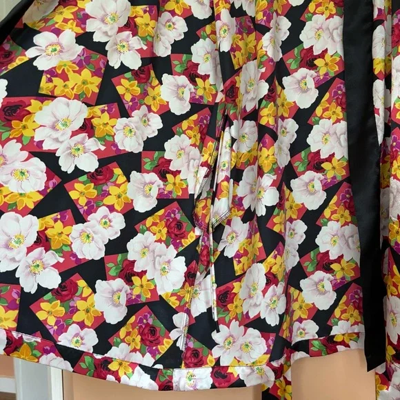 Vintage Y2K Satin Robe Floral Print Women’s Medium - Picture 11 of 16